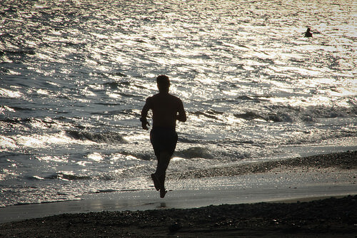 running