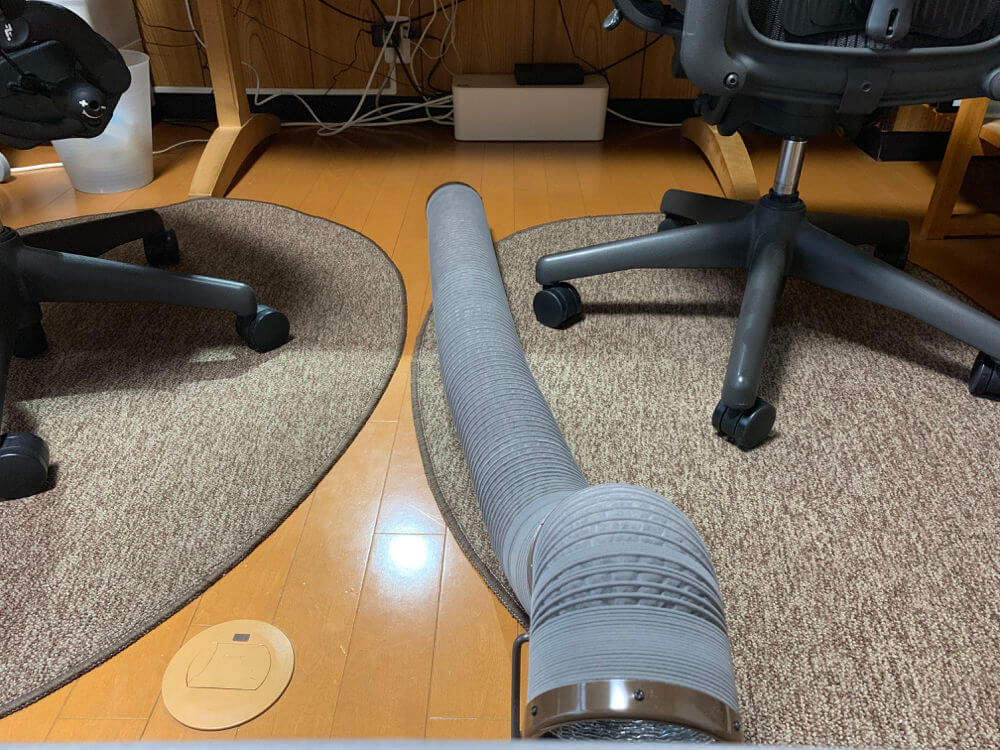 省エネ温風パイプ